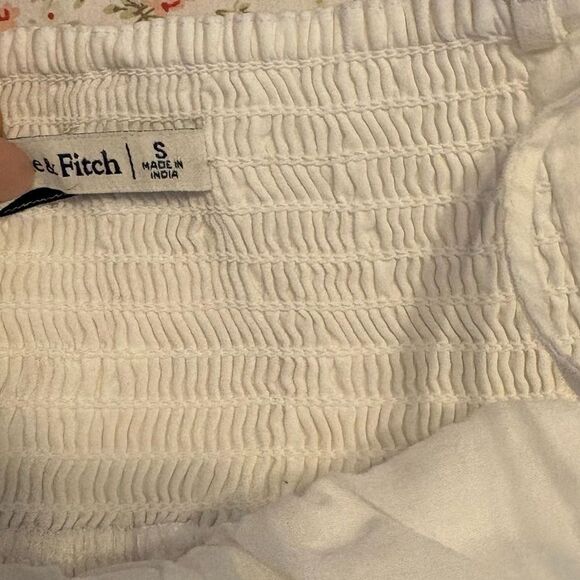 Abercrombie and Fitch cut out Elegant White Maxi Dress - Picture 8 of 9